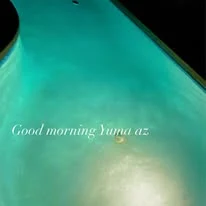 Turquoise pool water in sunlight